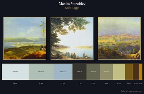 Maxim Vorobiev Palette 4 - Soft Sage