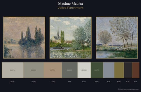 Maxime Maufra Palette 11 - Veiled Parchment