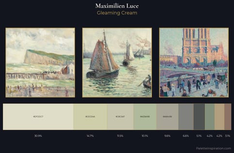 Maximilien Luce Palette 1 - Gleaming Cream