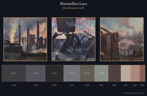 Maximilien Luce Palette 11 - Shadowed Ash