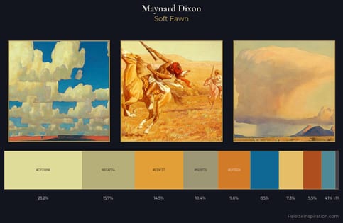 Maynard Dixon Palette 3 - Soft Fawn