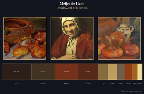 Meijer de Haan Palette 2 - Shadowed Terracotta