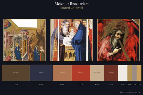 Melchior Broederlam Master Palette