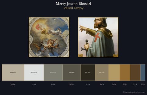 Merry Joseph Blondel Palette 1 - Veiled Tawny