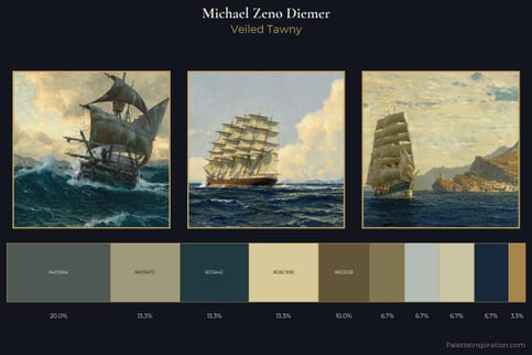 Michael Zeno Diemer Master Palette - Veiled Tawny