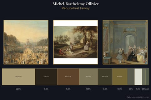 Michel-Barthelemy Ollivier Master Palette - Penumbral Tawny
