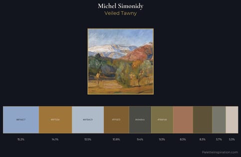 Michel Simonidy Palette 3 - Veiled Tawny