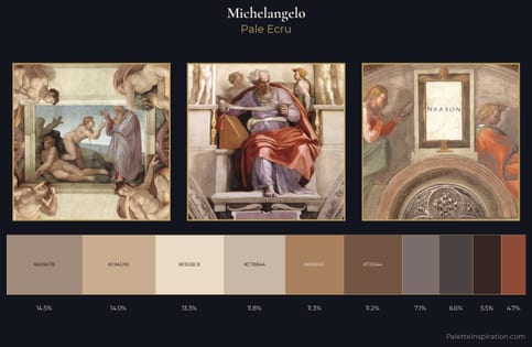 Michelangelo Palette 4 - Pale Ecru
