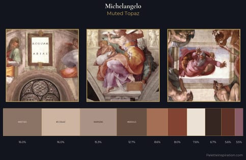 Michelangelo Palette 10 - Muted Topaz