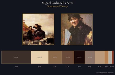 Miguel Carbonell i Selva Palette 1 - Shadowed Tawny