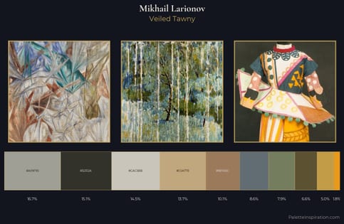 Mikhail Larionov Palette 4 - Veiled Tawny