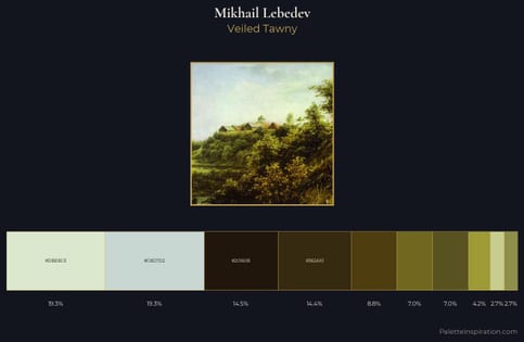 Mikhail Lebedev Palette 3 - Veiled Tawny