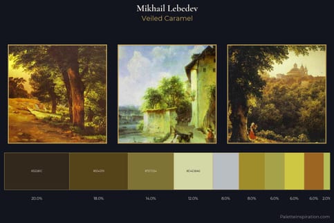 Mikhail Lebedev Master Palette - Veiled Caramel