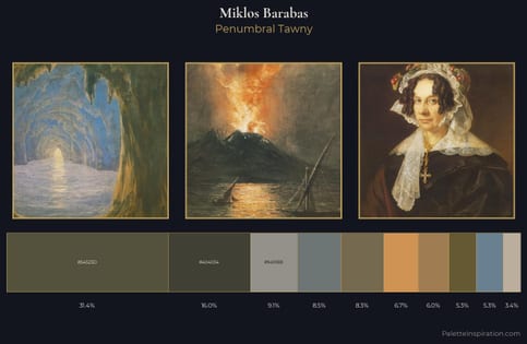 Miklos Barabas Palette 5 - Penumbral Tawny