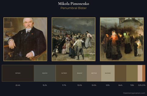 Mikola Pimonenko Palette 7 - Penumbral Bister