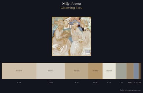 Mily Possoz Palette 2 - Gleaming Ecru