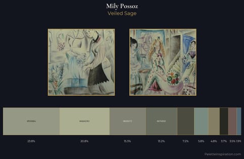 Mily Possoz Palette 4 - Veiled Sage