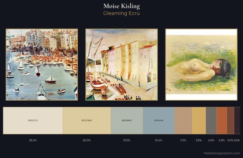 Moise Kisling Palette 1 - Gleaming Ecru