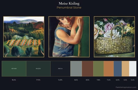 Moise Kisling Palette 8 - Penumbral Stone