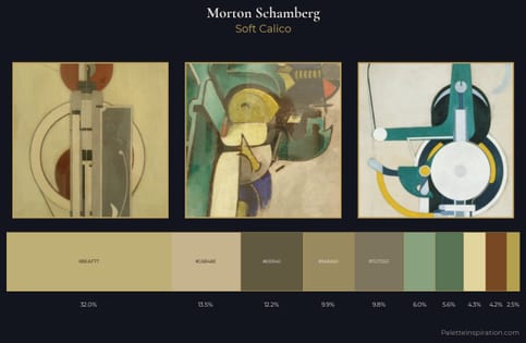 Morton Schamberg Palette 1 - Soft Calico