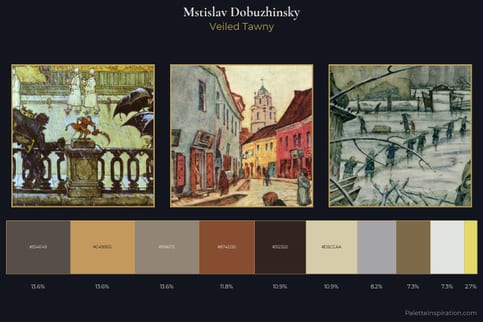 Mstislav Dobuzhinsky Master Palette