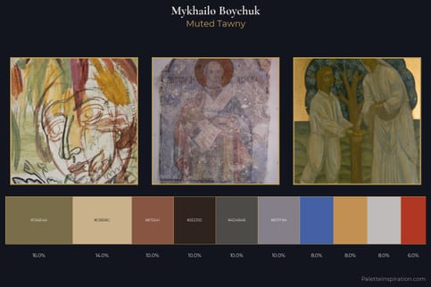 Mykhailo Boychuk Master Palette - Muted Tawny
