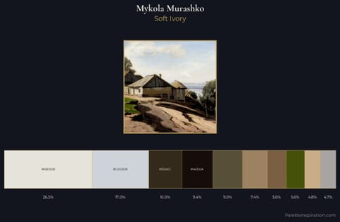 Mykola Murashko Palette 1 - Soft Ivory