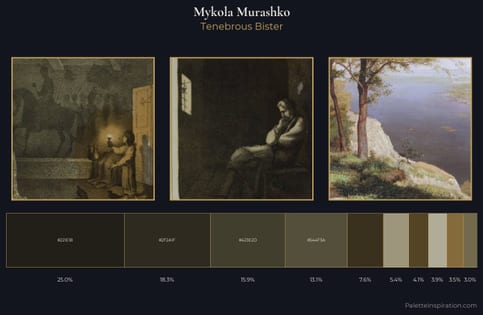 Mykola Murashko Palette 3 - Tenebrous Bister