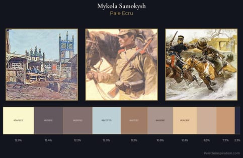 Mykola Samokysh Palette 1 - Pale Ecru