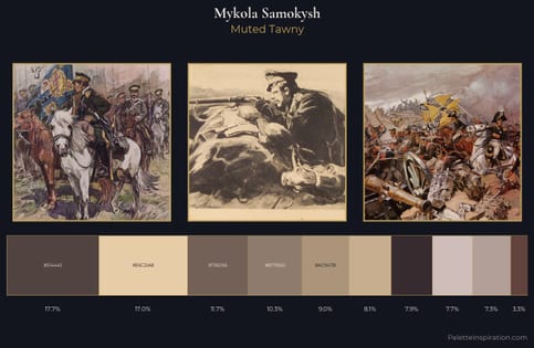 Mykola Samokysh Palette 3 - Muted Tawny