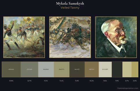 Mykola Samokysh Palette 4 - Veiled Tawny