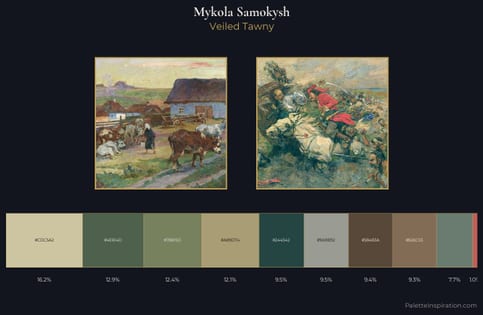 Mykola Samokysh Palette 5 - Veiled Tawny