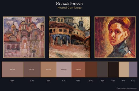 Nadezda Petrovic Palette 5 - Muted Gamboge