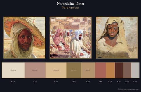 Nasreddine Dinet Palette 1 - Pale Apricot