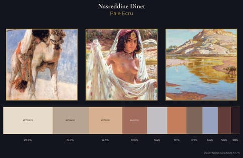 Nasreddine Dinet Palette 2 - Pale Ecru
