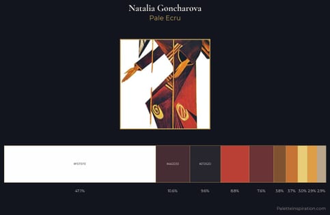 Natalia Goncharova Palette 2 - Pale Ecru
