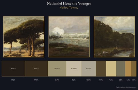 Nathaniel Hone the Younger Palette 5 - Veiled Tawny