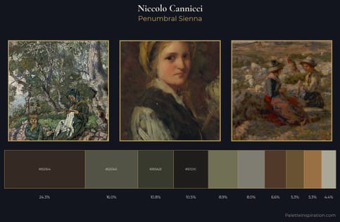 Niccolo Cannicci Palette 4 - Penumbral Sienna