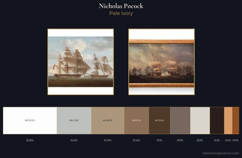 Nicholas Pocock Palette 1 - Pale Ivory