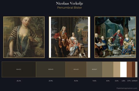 Nicolaas Verkolje Palette 2 - Penumbral Bister