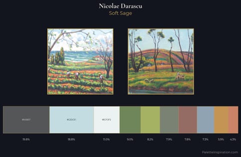 Nicolae Darascu Palette 3 - Soft Sage