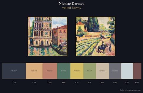 Nicolae Darascu Palette 4 - Veiled Tawny