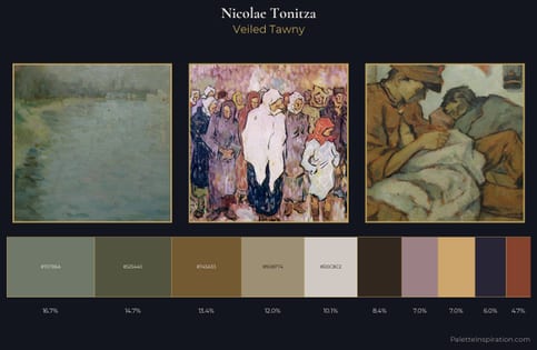 Nicolae Tonitza Palette 9 - Veiled Tawny