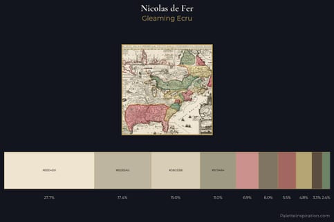 Nicolas de Fer Master Palette - Gleaming Ecru