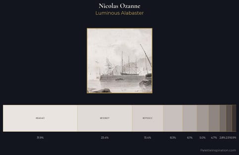 Nicolas Ozanne Palette 1 - Luminous Alabaster