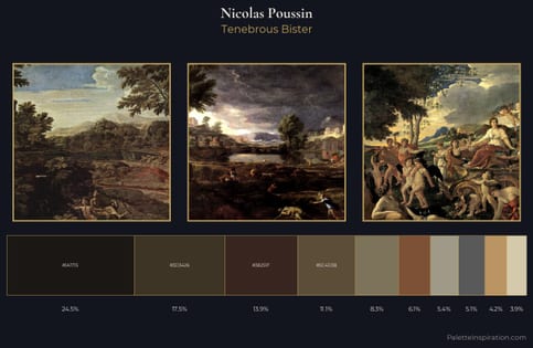 Nicolas Poussin Palette 8 - Tenebrous Bister
