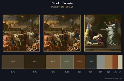 Nicolas Poussin Palette 12 - Penumbral Bister