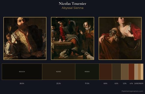 Nicolas Tournier Palette 7 - Abyssal Sienna