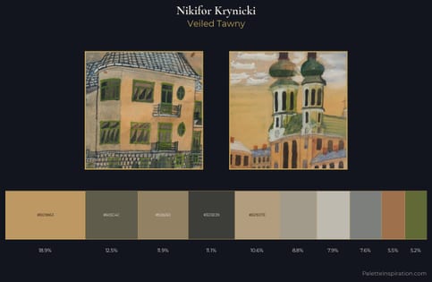 Nikifor Krynicki Palette 2 - Veiled Tawny