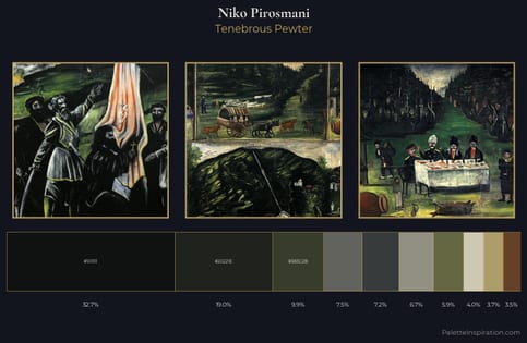 Niko Pirosmani Palette 12